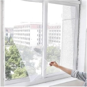 Resim AyrStore Pencere Sinekliği, Çift Kanat Beyaz Tül Sineklik, Sivrisinek Ağı, Sinek Böcek Tutucu 