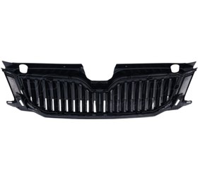Resim Skoda Octavia 3 2013-2017 Siyah Petek Panjur + Mat Siyah Çerçeve 