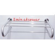 Resim Paslanmaz Raf Havluluk Mat Krom 