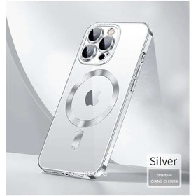 Resim m.tk moveteck Iphone 12 Pro Max Kılıf Kamera Lens Üstü Korumalı Manyetik Magsafe Derin Mor Şarj Case 