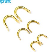 Resim Topranc Bakır U Şekilli Bağlantı Halkası Altın Renkli Kolay Döner Clevis DIY Spinner Rig Yapımı Balıkçılık Aksesuarları Dayanıklı Tackle 