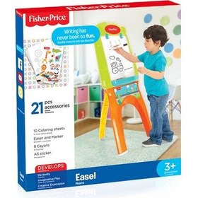 Resim Fisher-Price Ayaklı Yazı Tahtası Aksesuarlı 