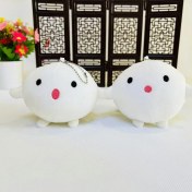 Resim OEMG Yeni 1 Adet Dört Inç Iyi Şanslar Karikatür Peluş Oyuncak Bebek Anahtarlık Sevimli Bebek Anahtar Küçük Kolye Seti (Yurt Dışından) 