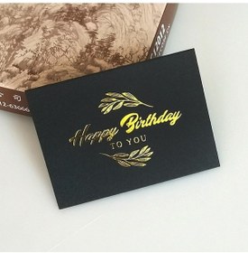 Resim Rogfer 100 Adet Düğün Nimet Kartı Teşekkür Mesajı Hediye Dekorasyon Kartı Bronzlaştırıcı Çiçek Tebrik Kartı Doğum Günün Kutlu Olsun Siyah Diğer 