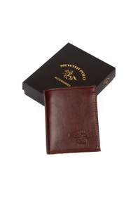 Resim Newish Polo Horizons Hakiki Deri Cüzdan Kahverengi - Erkek Kahverengi 