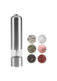 Resim Baharat Öğütücü Paslanmaz Ayarlanabilir Otomatik Pilli Işıklı Tuz & Karabiber Çok Renkli 
