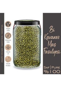 Resim Kırmızı Fasulye + Siyah Fasulye + Maş Fasulye Bi Kavanoz 660 Cc. Cam Kavanozlarda 3 Çeşit Fasülye 