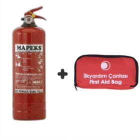 Resim inoltrare Yangın Söndürücü Yangın Tüpü Uyumlu Ilk Yardım Çantası Set Tüp+İlkyardım 
