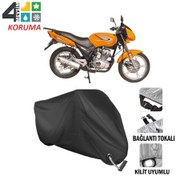 Resim Lifan Discovery 150 Motosiklet Brandası ( Kilit Uyumlu - Siyah 