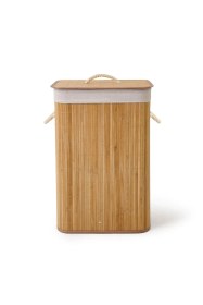 Resim Living Bambu Örme Çamaşır Sepeti - Bej - 60 Lt Bej 
