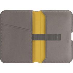 Resim UNIQ Better By Design Standlı Magnetic Lyden DS Vegan Deri Kartlık Kimlik/Ehliyet/Kredi Kartı Taşıyıcı Cüzdan RFID Koruma 