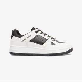 Resim Tommy Hilfiger Tommy Jeans Basket Retro Erkek Siyah Sneaker 