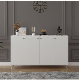 Resim 4 Kapaklı Konsol-knsl01-beyaz 