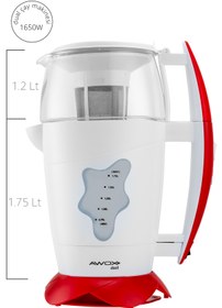 Resim AWOX Dual Elektrikli Çay Makinesi Beyaz-kırmızı 