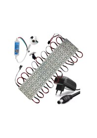 Resim 20 Adet 12 V 1,5 Watt Argb 5050 Pixel Cob Led Modül Sp621 Bluetooth Cep Telefonundan Kumandalı 3a Pl 