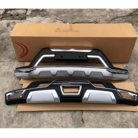 Resim Nissan X-trail 2014 2017 Uyumlu Ön Arka Tampon Koruyucu Difüzör 