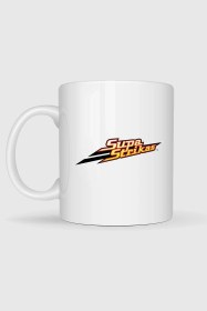 Resim Supa Strikas Tasarımlı Kupa Bardak Beyaz 