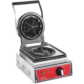 Resim Karacasan Endüstriyel Elektrikli Döküm Papatya Waffle Makinesi 