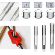 Resim Fett M27 Takım Kılavuzu Hss DIN352 3'lü El Kılavuzu Diş Açma 