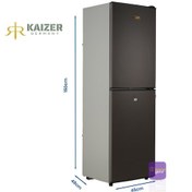 Resim Kaizer Germany Çift Sistem 240 Buzdolabı Alttan Buzluk -antrasit 12 / 24 / 220 Volt 