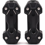 Resim Skycity Motosiklet Çarpma Çubuğu Koruması 22-25mm, Abs+alüminyum, Yırtılmaya Dayanıklı, Sıcaklığa Dayanıklı, Siyah, Evrensel Uyumlu 