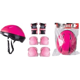 Resim F-Sports Kask Dizlik Dirseklik Koruyucu Set Paten Scooter Kay Kay Koruyucu Set 