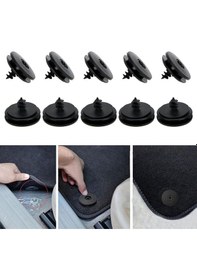 Resim 10 Adet Otomatik Raptiye Zemin Mat Toka Antiskid Ped Raptiye Araba Raptiye Klipleri Güneş Işığı Süper Mağaza 