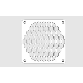 Resim Genel Markalar Yeni 120 Mm Altıgen Fan Izgara (Sadece Plastik Aparattır!!!) 