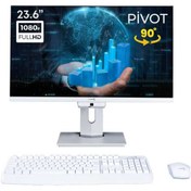 Resim Turbox TAx1648 İ5 7300HQ 16GB Ram 1TB SSD 23.6 inç FHD Pivot Webcam WiFi All in One PC 