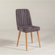 Resim Ahşap Sandalye Atlantik Soho Antrasit 