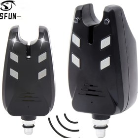 Resim 1 adet JSFUN Elektronik Balık Isırma Alarmı, ABS Malzeme, Pil ile Çalışır, Akıllı Yem Isırma Hatırlatıcısı Gece Balıkçılığı için, Olta ve Deniz Balıkçılığı Aksesuarı, ≤36V Çalışma Voltajı, Pilsiz 