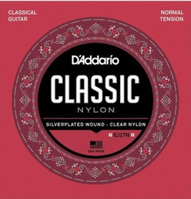 Resim D'addario Ej27N Normal Tension Klasik Gitar Takım Tel 