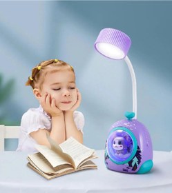 Resim Sensoria Sevimli Karakterler Çocuk Odası Masa Lambası İki Kademeli Gece Lambası Hediyelik Süs Eşyası Usb Şarj 