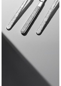 Resim Nehir Lyon Sade 12 Kişilik 84 Parça Deri Kutulu Çatal Kaşık Bıçak Tk. GÜmüş 