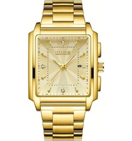 Resim Fochsia Lıge Tam Altın Klasik Su Geçirmez Kadın Ve Erkek Kol Saati Diğer 