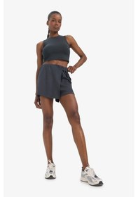 Resim DeFactoFit Crop Top Bisiklet Yaka Modal Sporcu Atlet E2939AX25SMAR231 