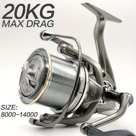 Resim 1 adet Rooblinos NGK8000 / 9000 / 10000 / 12000 / 14000 Uzun Döküm Büyük Çekme Atlama Balık Hattı Tekerlek 24.95 KG Büyük Çekme Deniz Balıkçılığı Tekerleği 