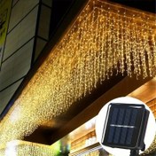 Resim Güneş enerjili LED buz ışıkları ve Noel kemerleri, dış mekan dekorasyonları için mükemmel olan LED perde buz ışıkları ile birlikte sunulmaktadır. Ayarlanabilir parlaklık ve flaş modları ile, Noel, düğünler ve partiler için uygundur. Üç renkli set mevcuttur, toplamda altı farklı ürün seçeneği sunmaktadır. 