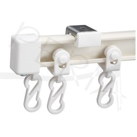 Resim Peria | Esnek Oryantal Korniş Kıvrılıp Bükülen Perde Rayı 