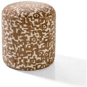 Resim Pixel İnferno Kahverengi Puff Kahverengi 