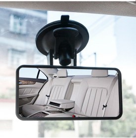Resim Araba Iç Dikiz Aynası Vantuzlu 6x12 Cm Tüm Araçlara Uygundur 