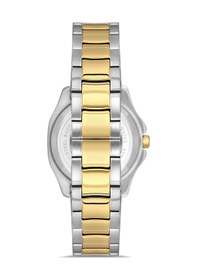 Resim Ferro Fl43008a-d6 Quartz Çelik Altın/gri Yeşil Kadran 31 Mm Kadın Kol Saati Gri 