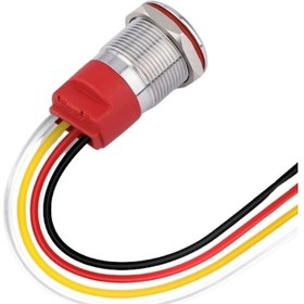 Resim Wd22t-p1-e 22mm Dokunmatik Touch Metal Buton - Mavi 