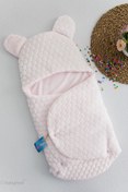 Resim Wellsoft Peluş Kabartma Kız Erkek Bebek Kundak 