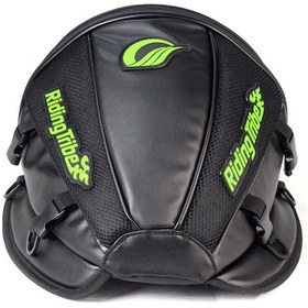 Resim Motosiklet Yakıt Deposu Arka Koltuk Sürücü Çantası Siyah 