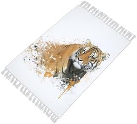 Resim Tiger Banyo Paspas Ve Tek Kanat Duş Perdesi 1x180x200 Set 