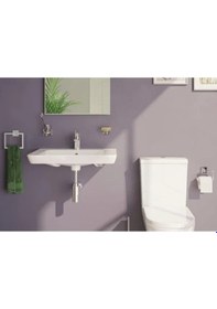 Resim T Tipi Krom Lavabo Sifon Seti - Giriş G 1 1/4 
