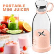 Resim Taşınabilir Mini Hızlı Blender 350ml Meyve Sıkacağı Kupası, Kablosuz Şarjlı, Smoothie Milkshake 