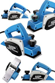 Resim Spech Power American 1500 W Exclusive Platin Şanzuman Çift Bıçaklı Planya Kalınlık Makinası 