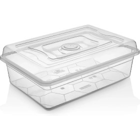 Resim Deembro Gastronom Küvet 5 Adet Küvet Kapaklı Gastronomi Küveti 6,5 Lt Ekmek Pizza Pide Hamur Teknesi 